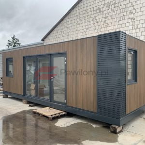 Kontener mieszkalny 8x3 PCV 3 strony