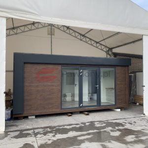 Kontener mieszkalny 6x3 Palisander