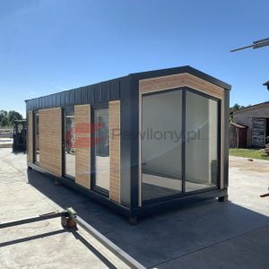 Pawilon 8x3 Kasetony-Deska